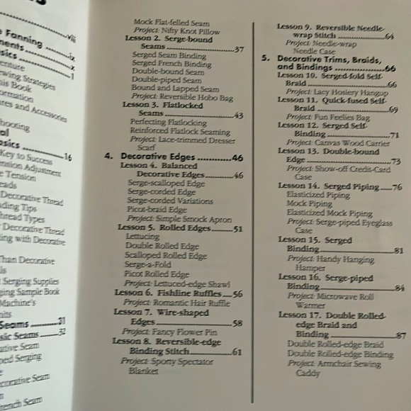 Know Your Serger Creative Machine Arts Series by Young Baker Paperback Book 1992 - Picture 5 of 5